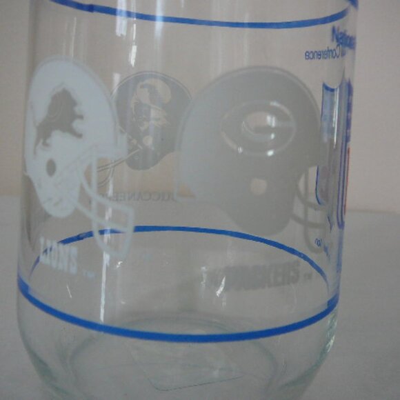 NFL Football Conference Central Division 12oz Drinking Glass Vikings,Lions,Bears - Picture 4 of 5